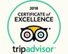 Trip Advisor Centre of Excellence Winner 2018